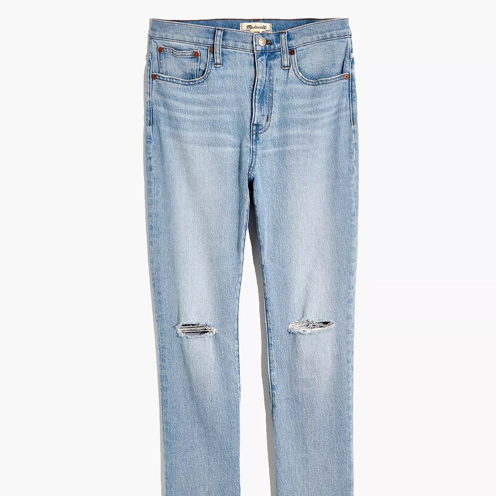 NWT Madewell The High-Rise Slim Crop Boyjean size 25 jeans